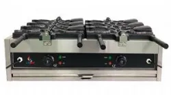 Купить вафельница airhot wbft-6 тайяки-рыбка 6шт.150х90х30мм чугун, электр.настольн. – цена от завода, доставка до двери | RuOborudovanie.ru