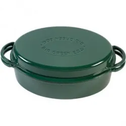 Духовка голландская зеленая овальная д/гриля Big Green Egg 117670 – купить в RuOborudovanie.ru с доставкой до двери Купить духовка голландская зеленая овальная д/гриля big green egg 117670 – цена от завода, доставка до двери | RuOborudovanie.ru