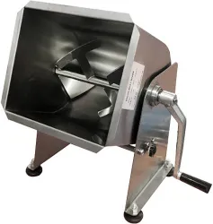 Купить фаршемешалка kocateq fme10t ручная 10 л c откидным бункером, 1 осью и подкл. к приводу g12 – цена от завода, доставка до двери | RuOborudovanie.ru