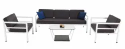 Лаунж-зона Эстелья из алюминия со столиком из HPL 5-местная – купить в RuOborudovanie.ru с доставкой до двери Купить лаунж-зона эстелья из алюминия со столиком из hpl 5-местная – цена от завода, доставка до двери | RuOborudovanie.ru